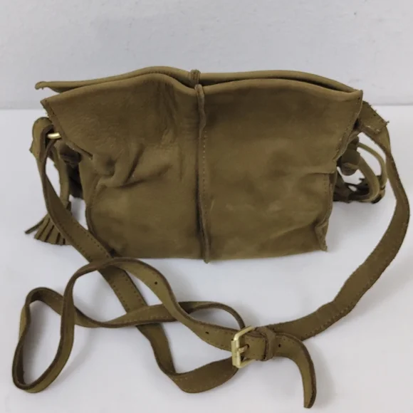 Anthropologie Tela Mini Crossbody by Miss Albright Luxe Nubuck Leather - Picture 6 of 12